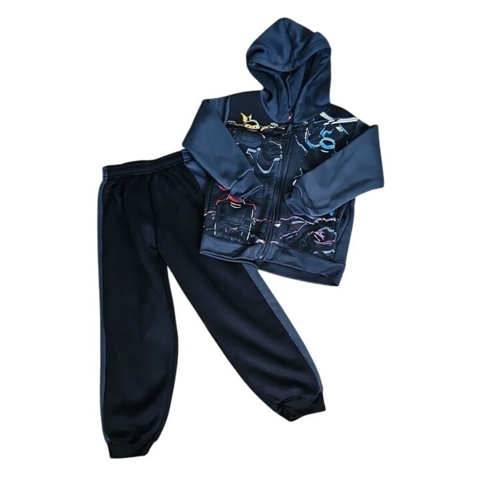 Nickelodeon TMNT Ninja Turtles Hoodie and Joggers Tracksuit Set Kids Size 5/6